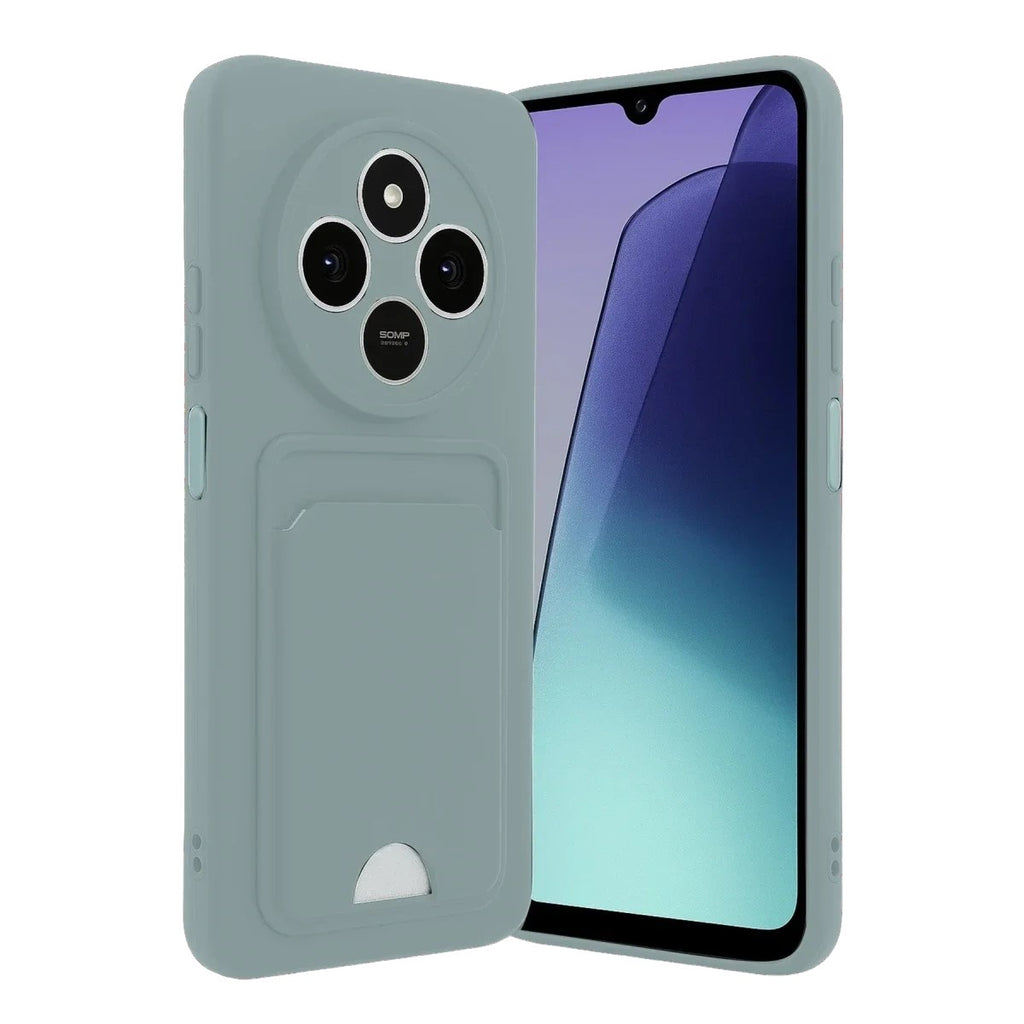 Mey İthalat® Redmi 14C Kelvin Kartvizitli Silikon - Açık Yeşil