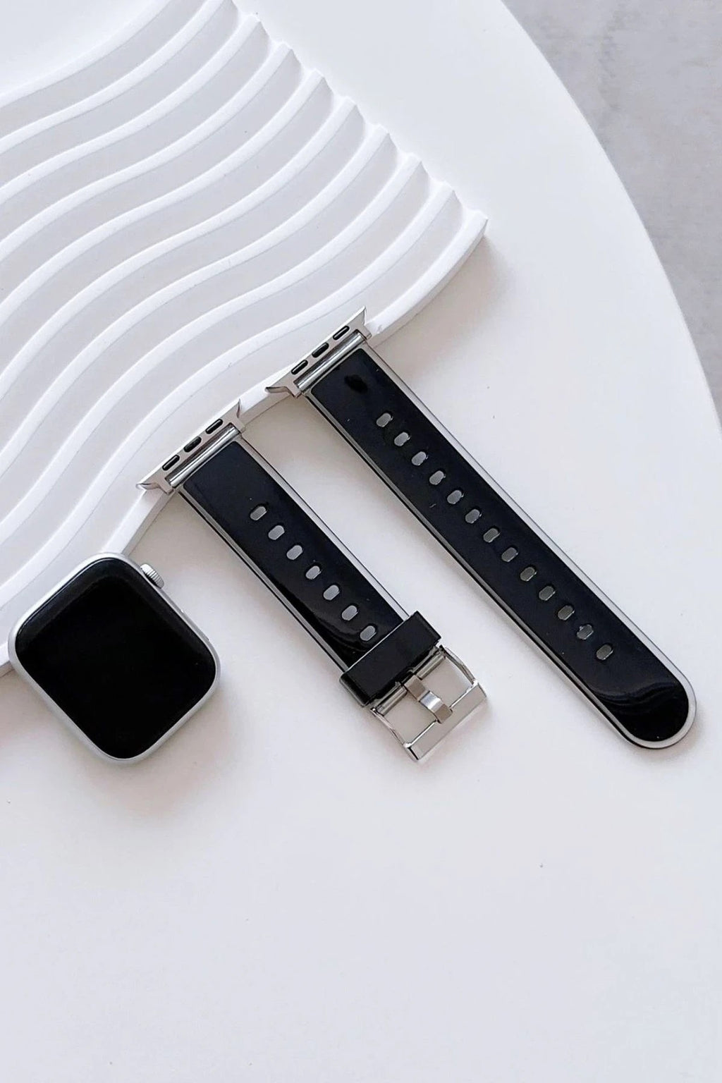 Mey İthalat® Watch 45mm Jelly Silikon Kordon - Siyah