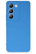 Mey İthalat® Vivo V30 Lite 4G Kılıf First Silikon - Mavi