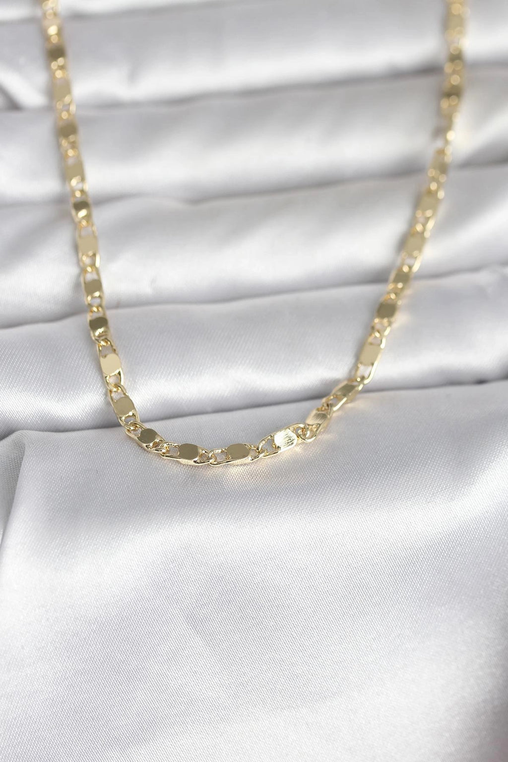 Mey İthalat® CM 14K Gold Renk Arpa Model 45 cm Kadın Kolye