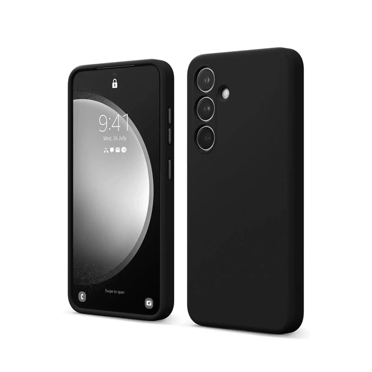 Mey İthalat® Samsung Galaxy S24 FE Kılıf First Silikon - Siyah
