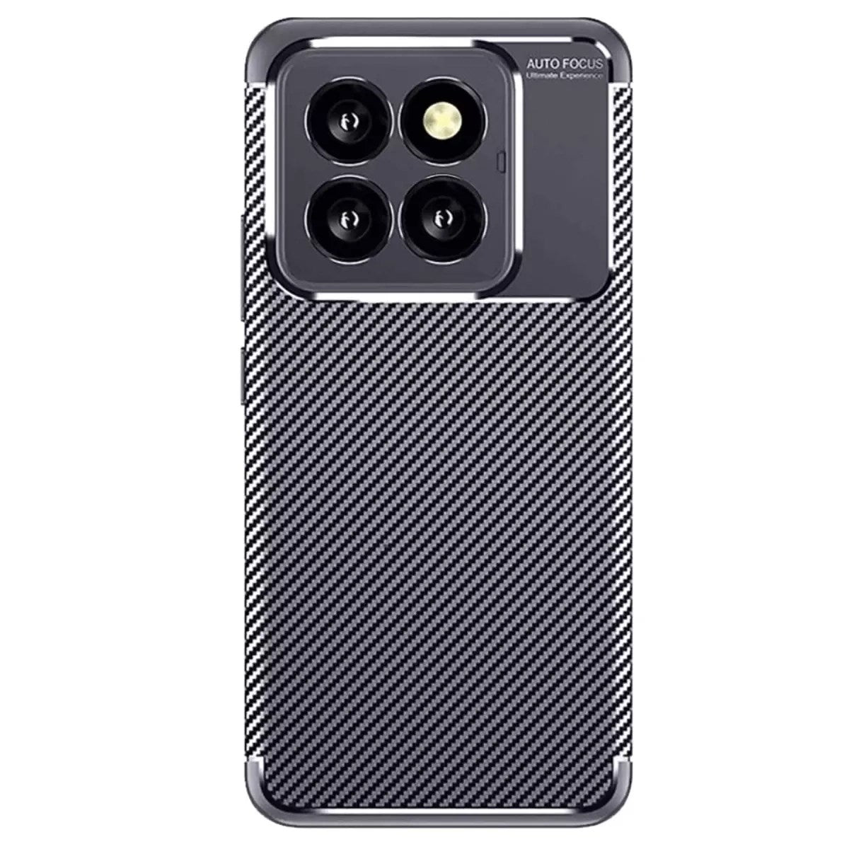 Mey İthalat® Mi 14T Pro Kılıf Auto Focus Karbon Kapak - Lacivert