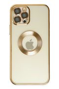 Mey İthalat® iPhone 12 Pro Kılıf Slot Silikon - Gold