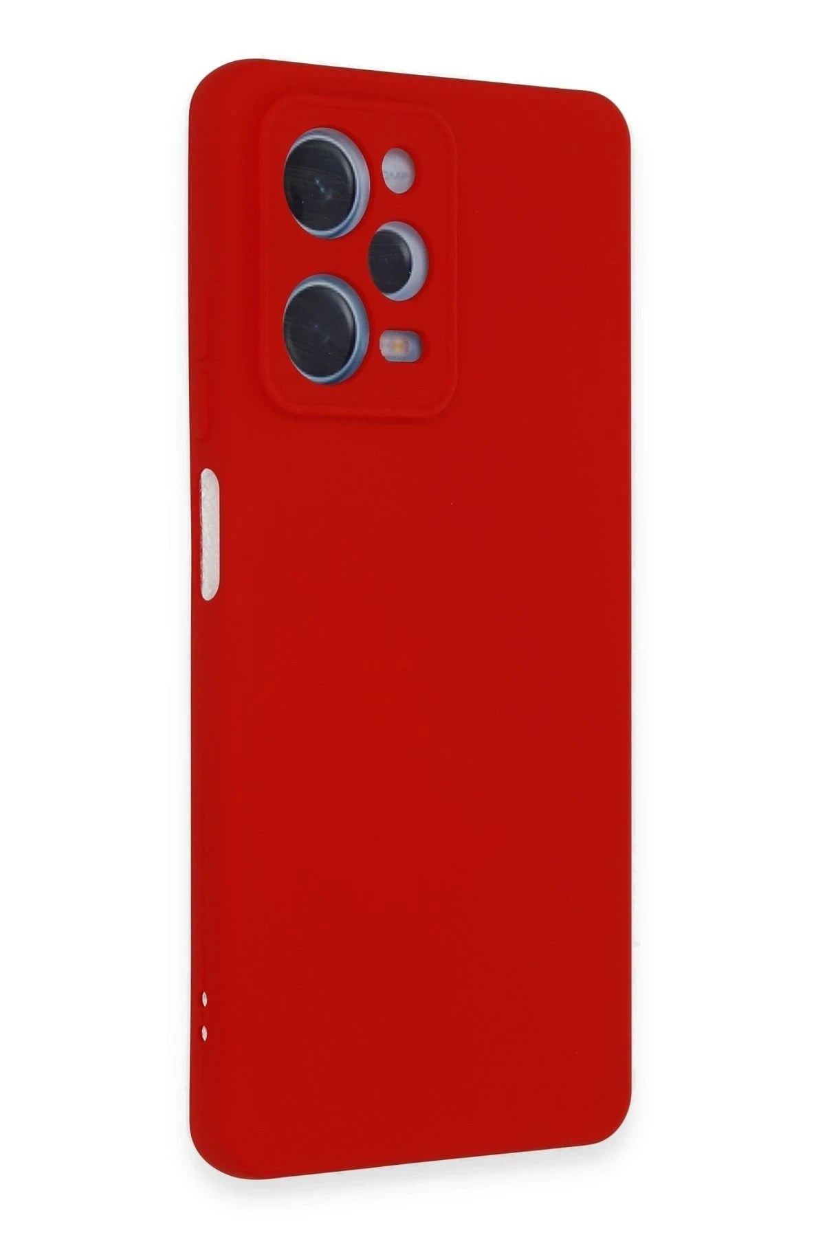 Mey İthalat® Redmi Note 12 Pro 5G Kılıf Nano içi Kadife Silikon - Kırmızı