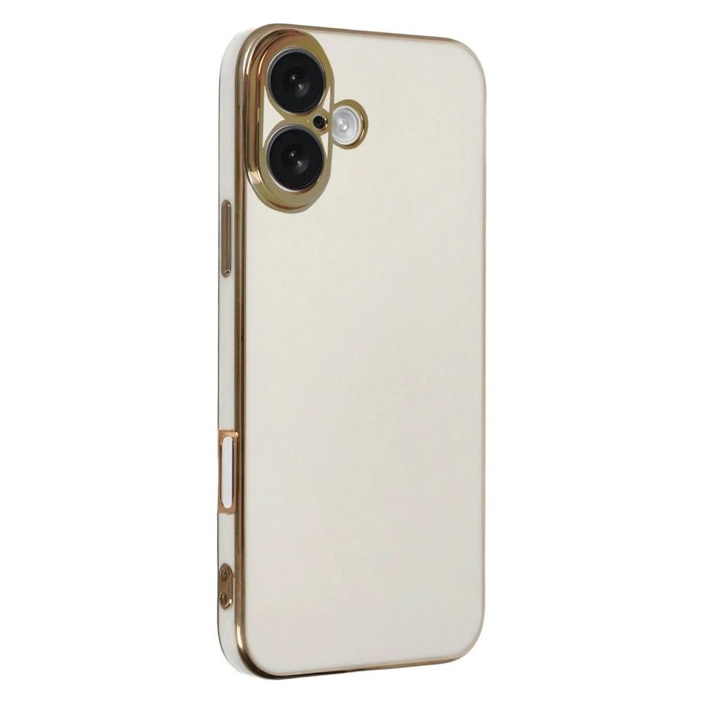 Mey İthalat® iPhone 16 Kılıf Volet Silikon - Beyaz
