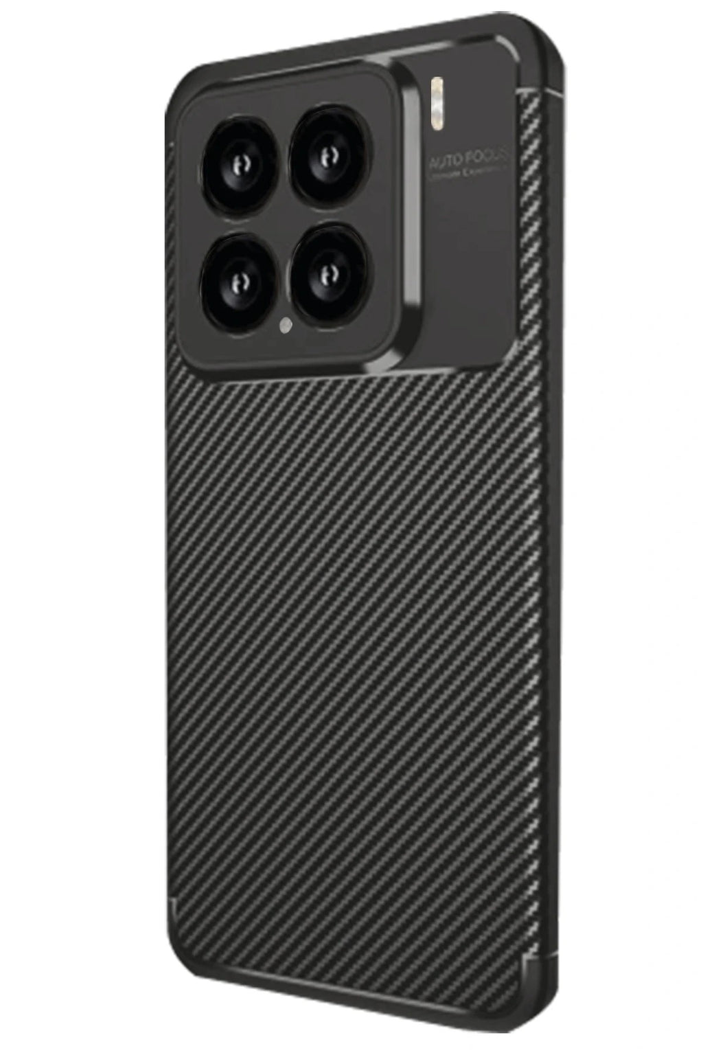 Mey İthalat® Mi 15 Kılıf Auto Focus Karbon Kapak - Siyah