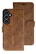Mey İthalat® Samsung Galaxy S26 Plus Trend S Plus Kapaklı Kılıf - Taba
