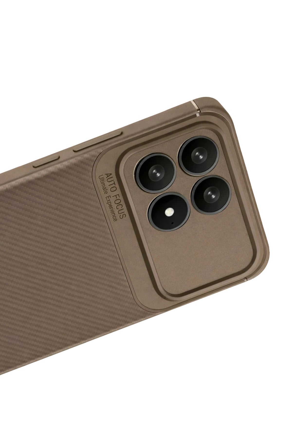 Mey İthalat® Poco F8 Pro Auto Focus Karbon Kapak - Kahverengi