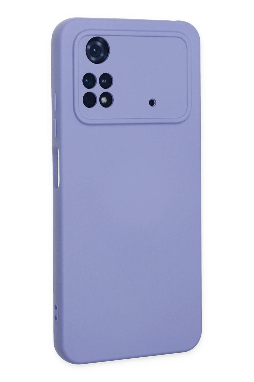 Mey İthalat® Poco M4 Pro 4G Kılıf Nano içi Kadife Silikon - Lila