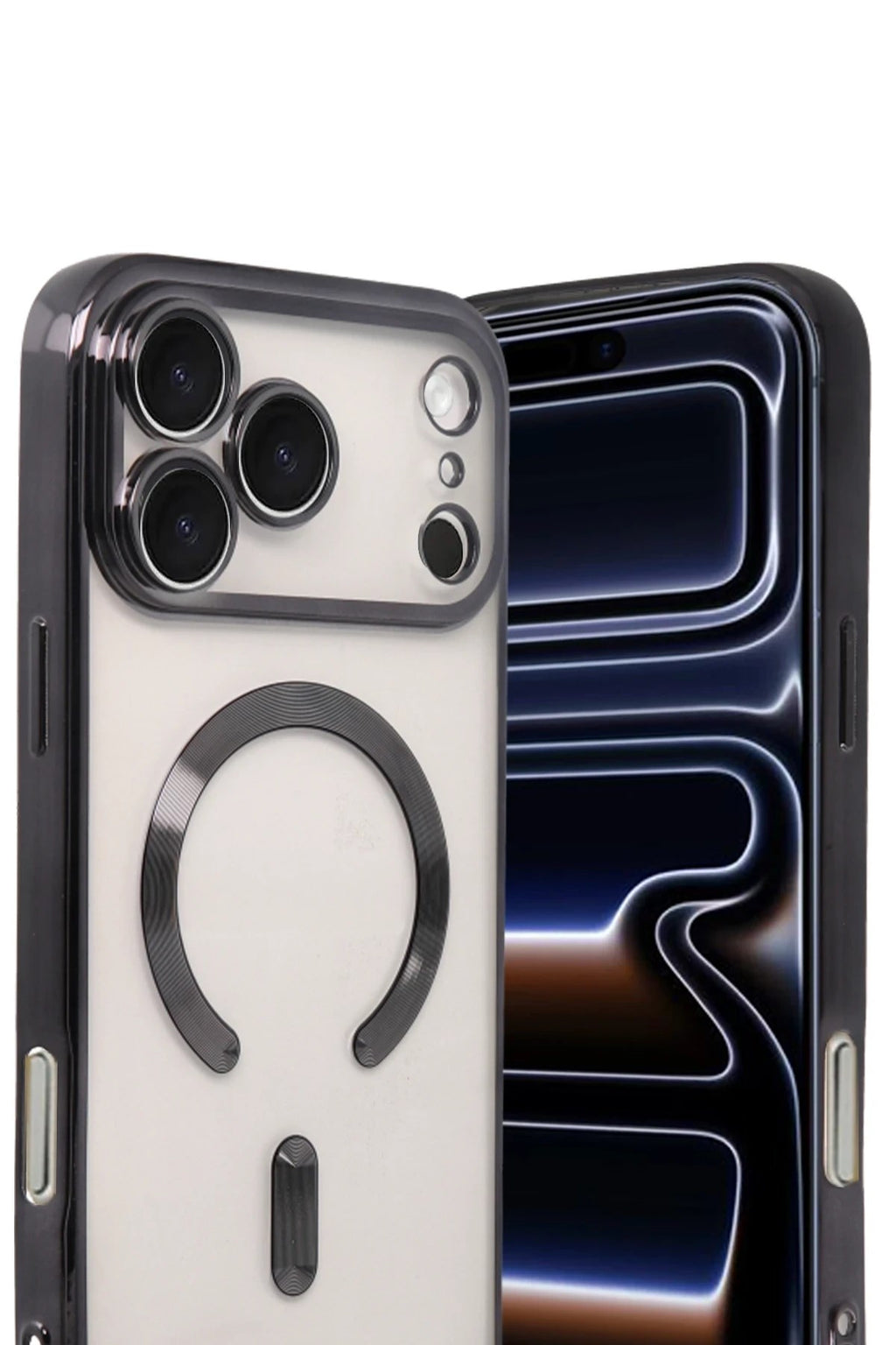 Mey İthalat® iPhone 17 Pro Max Kross Magneticsafe Kapak - Siyah