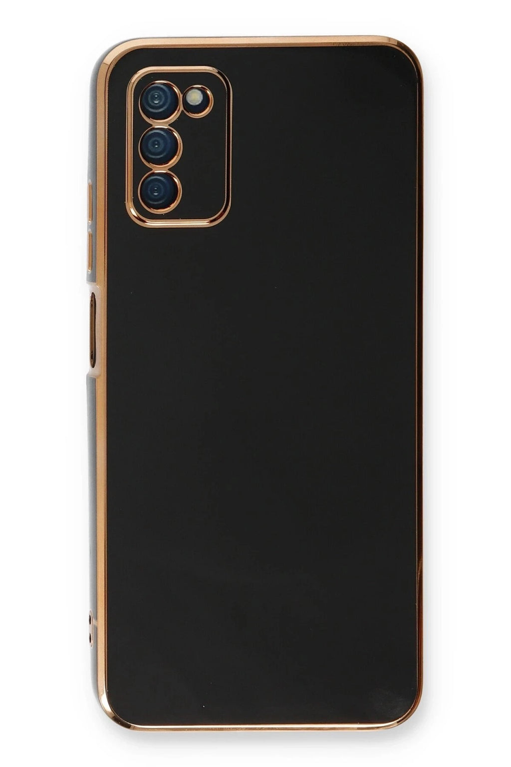 Mey İthalat® Samsung Galaxy A03S Kılıf Volet Silikon - Siyah