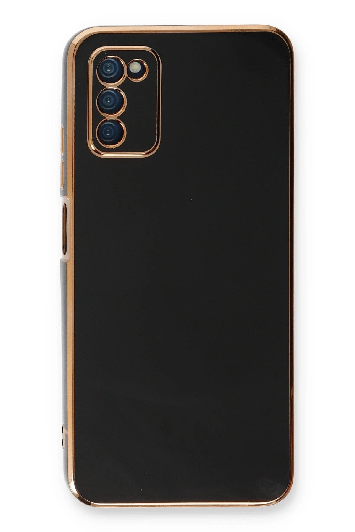 Mey İthalat® Samsung Galaxy A03S Kılıf Volet Silikon - Siyah