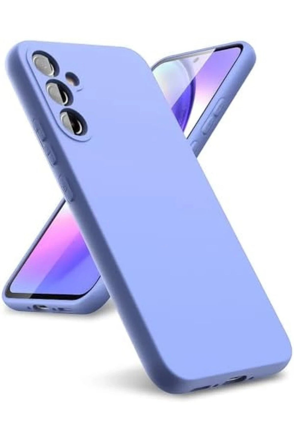 Mey İthalat® Samsung Galaxy A24 4G Kılıf First Silikon - Lila