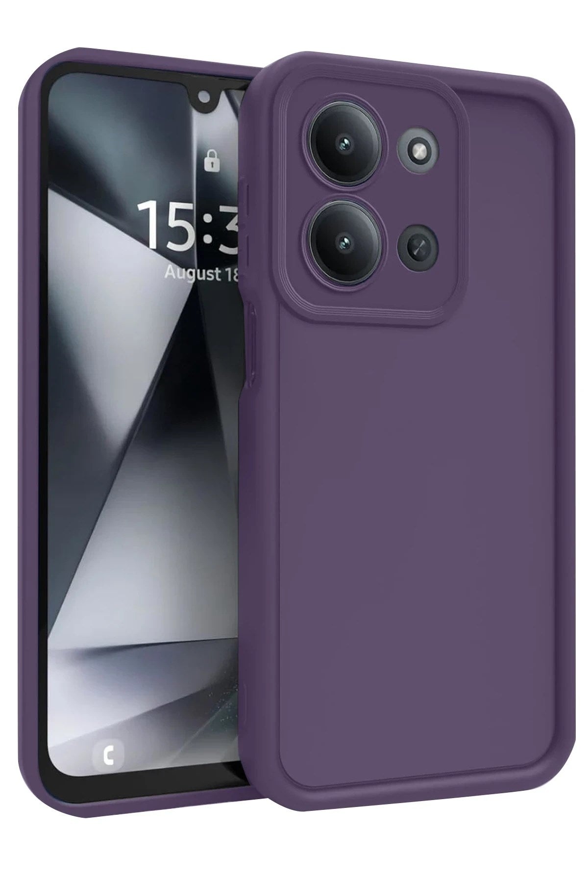 Mey İthalat® Redmi 15C 4G Viera Silikon - Mürdüm