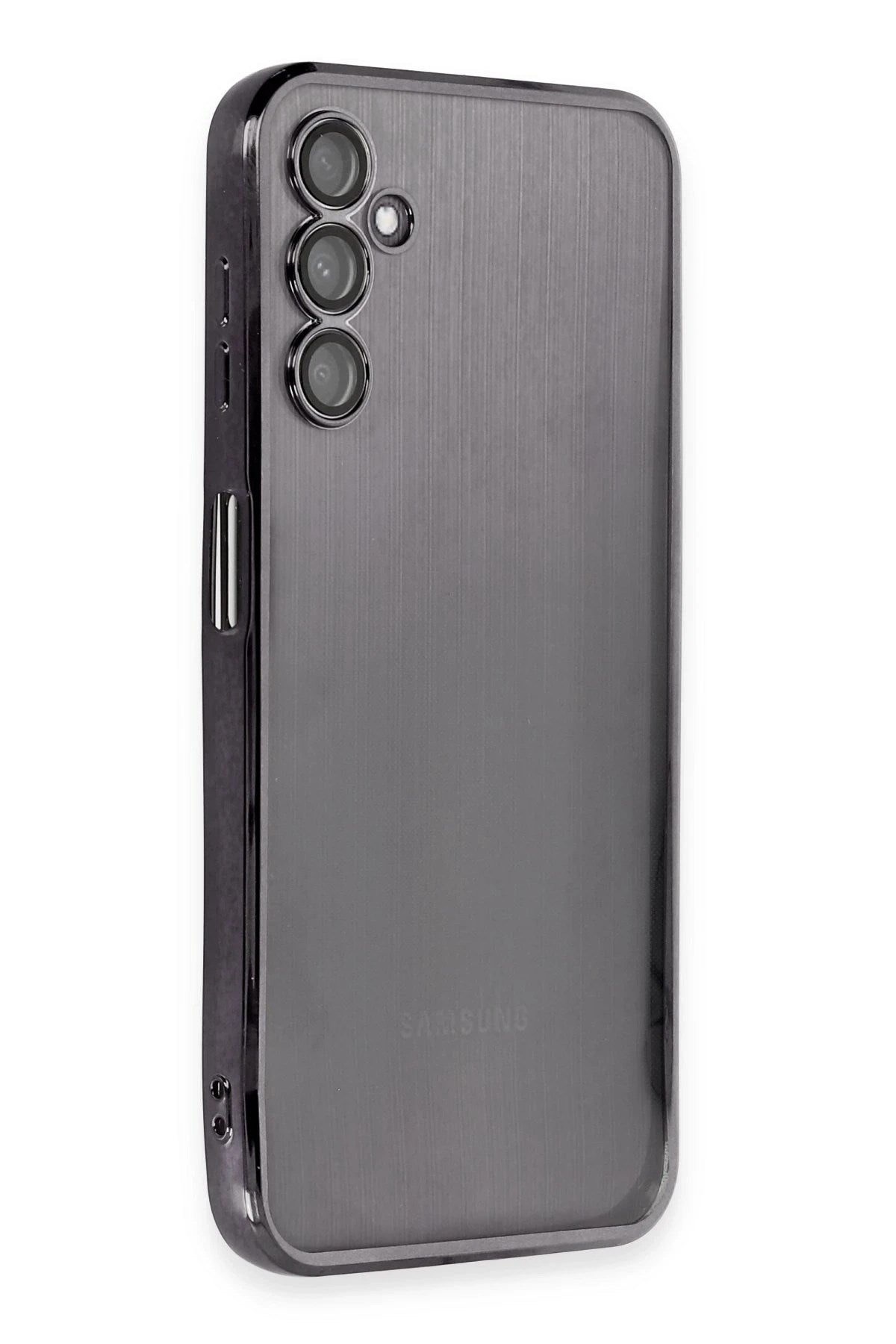 Mey İthalat® Samsung Galaxy A14 4G Kılıf Lensli Silikon - Siyah