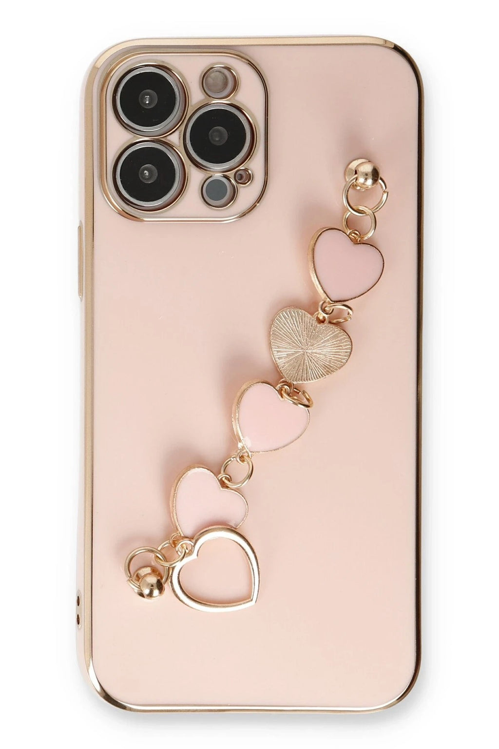 Mey İthalat® iPhone 14 Pro Kılıf Esila Silikon - Pudra