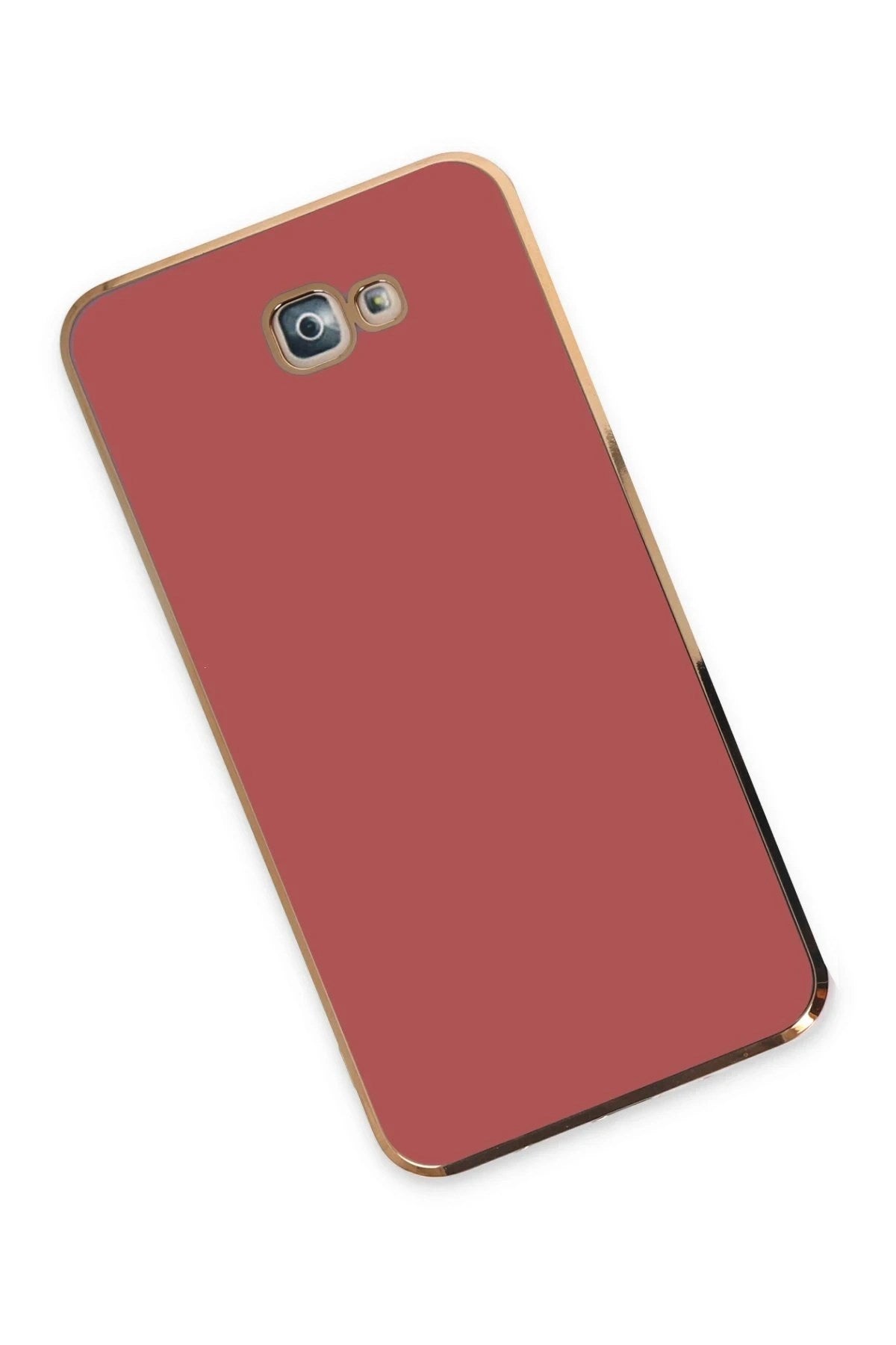 Mey İthalat® Samsung Galaxy J7 Prime Kılıf Volet Silikon - Kırmızı