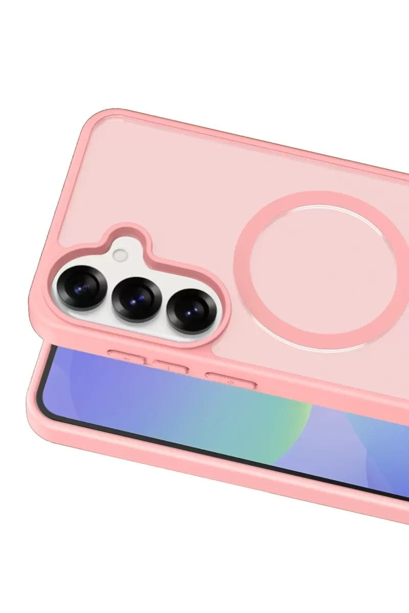 Mey İthalat® Samsung Galaxy S26 Jota Magsafe Kapak - Pudra