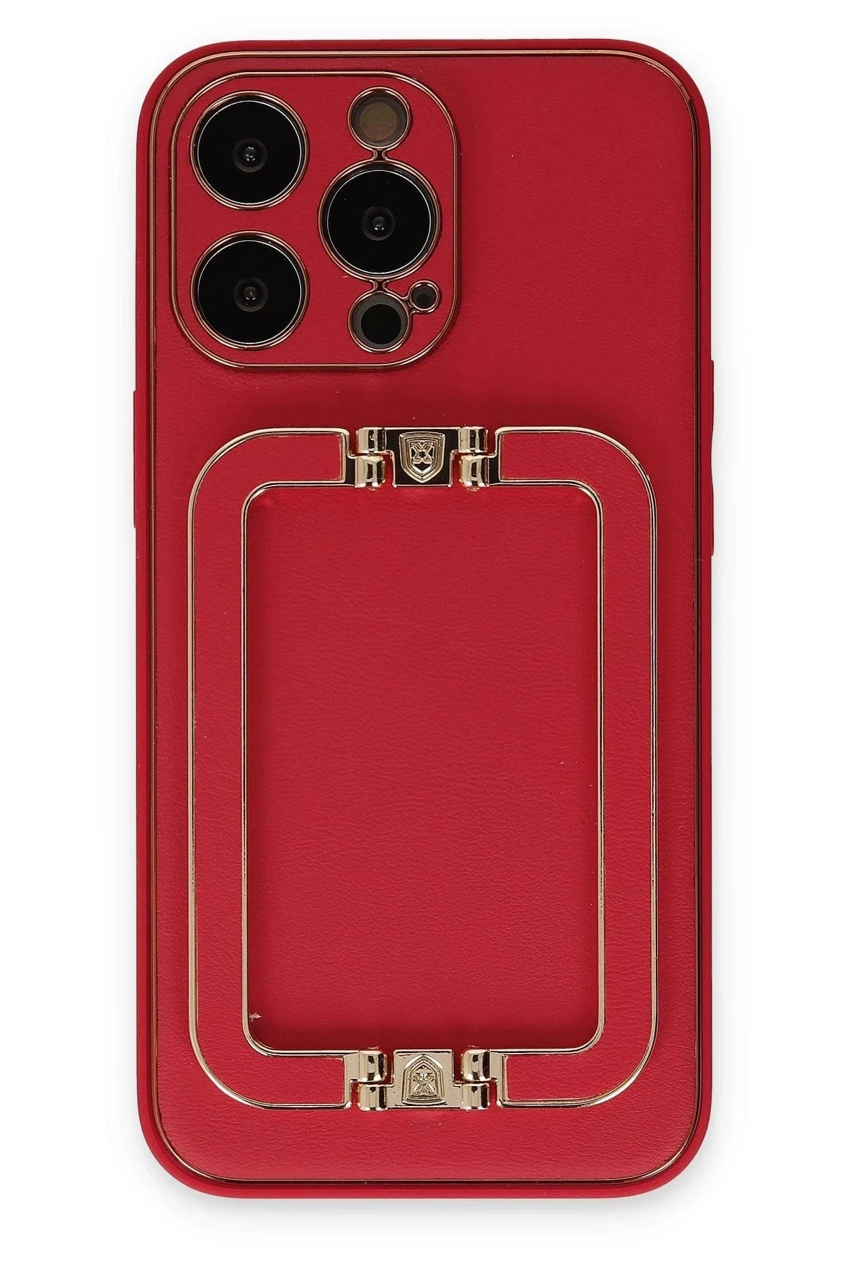 Mey İthalat® iPhone 13 Pro Max Kılıf Coco Elit Kapak - Kırmızı