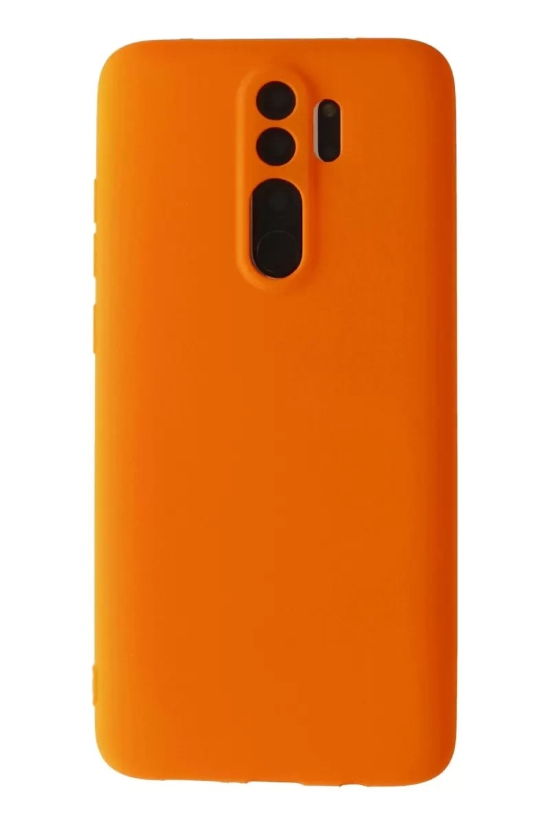 Mey İthalat® Redmi Note 8 Pro Kılıf First Silikon - Turuncu