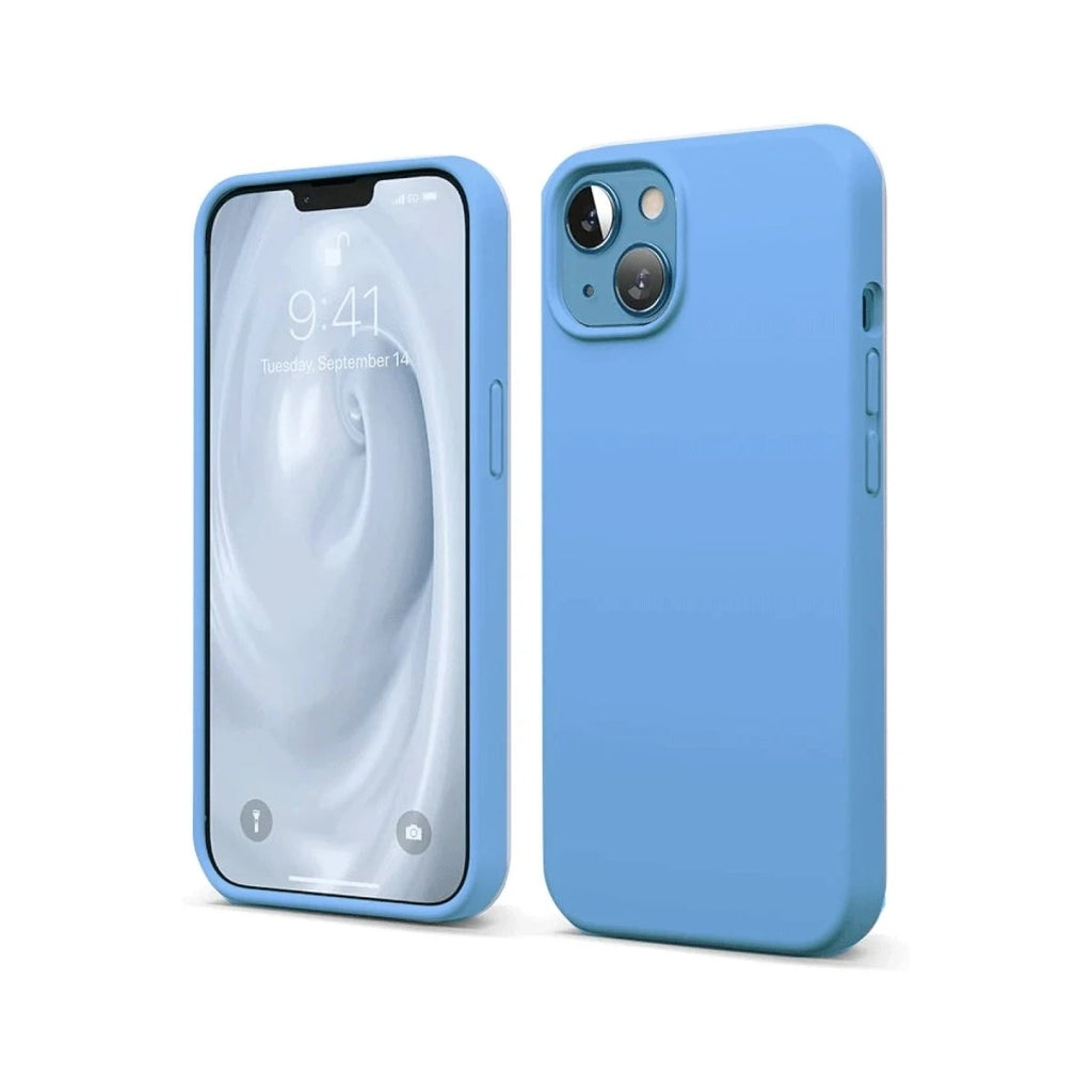Mey İthalat® iPhone 14 Kılıf First Silikon - Mavi