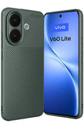 Mey İthalat® Vivo V60 Lite Auto Focus Karbon Kapak - Koyu Yeşil