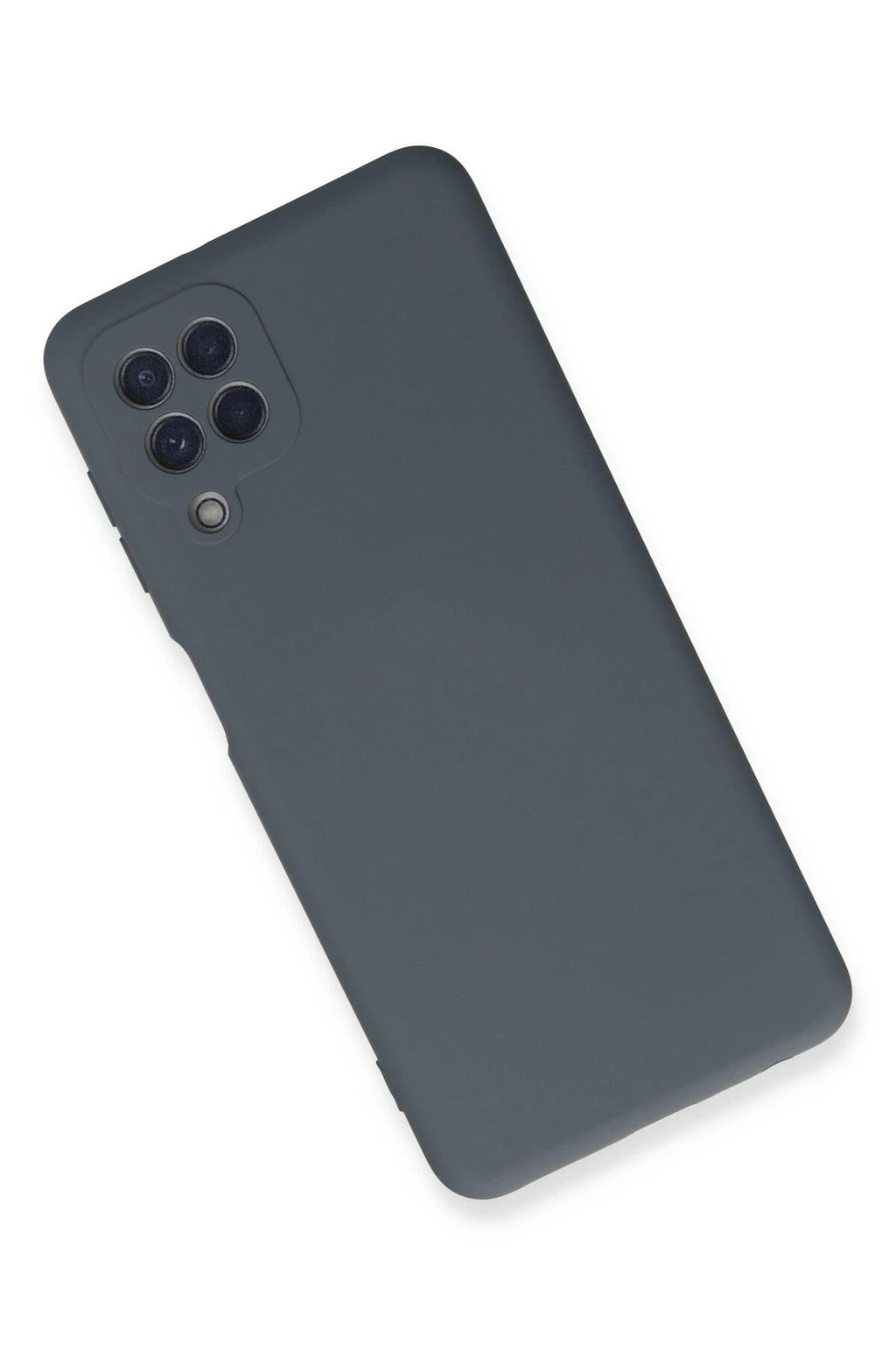 Mey İthalat® Samsung Galaxy A22 Kılıf Nano içi Kadife Silikon - Gri