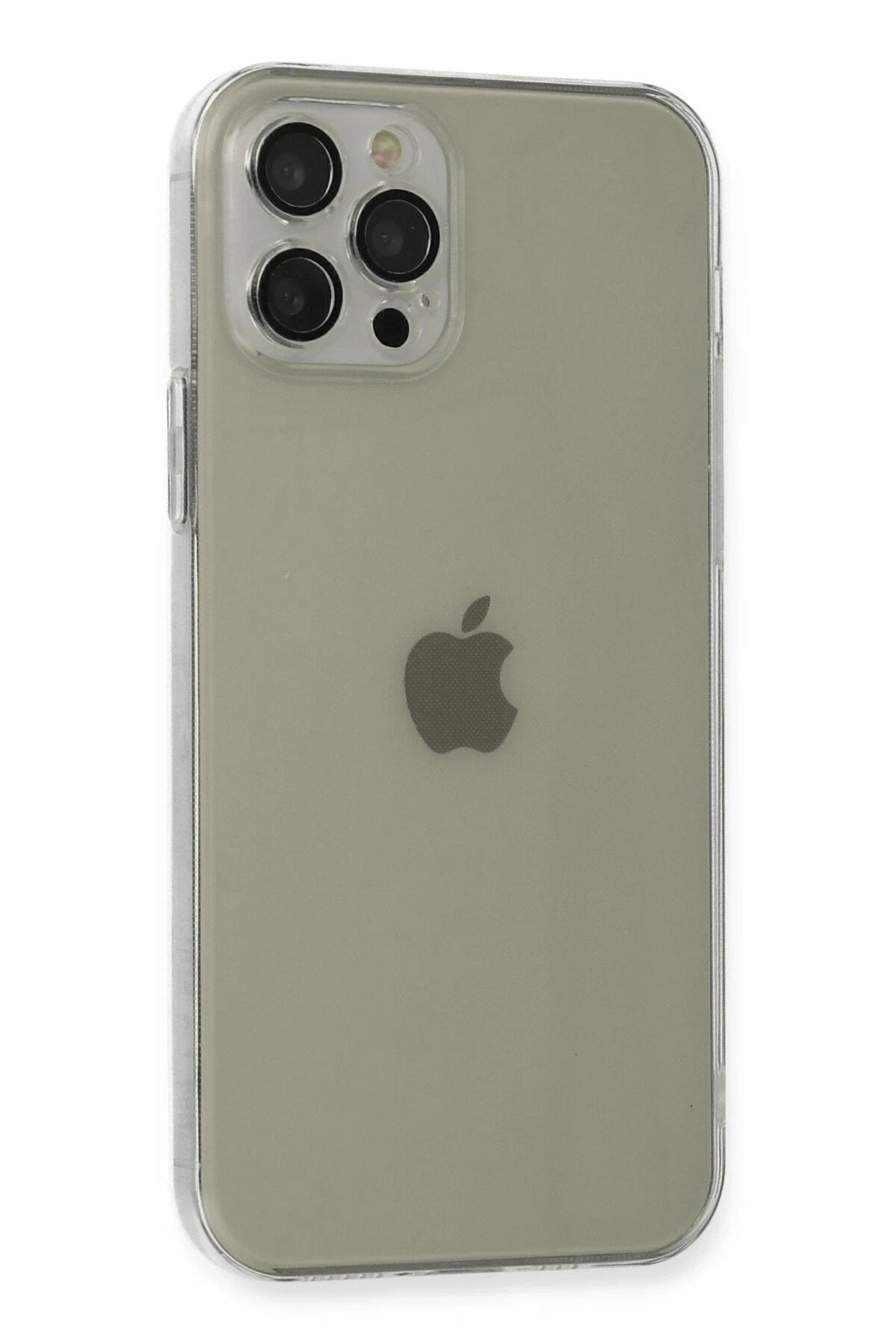 Mey İthalat® iPhone 12 Pro Max Kılıf Fly Lens Silikon - Şeffaf