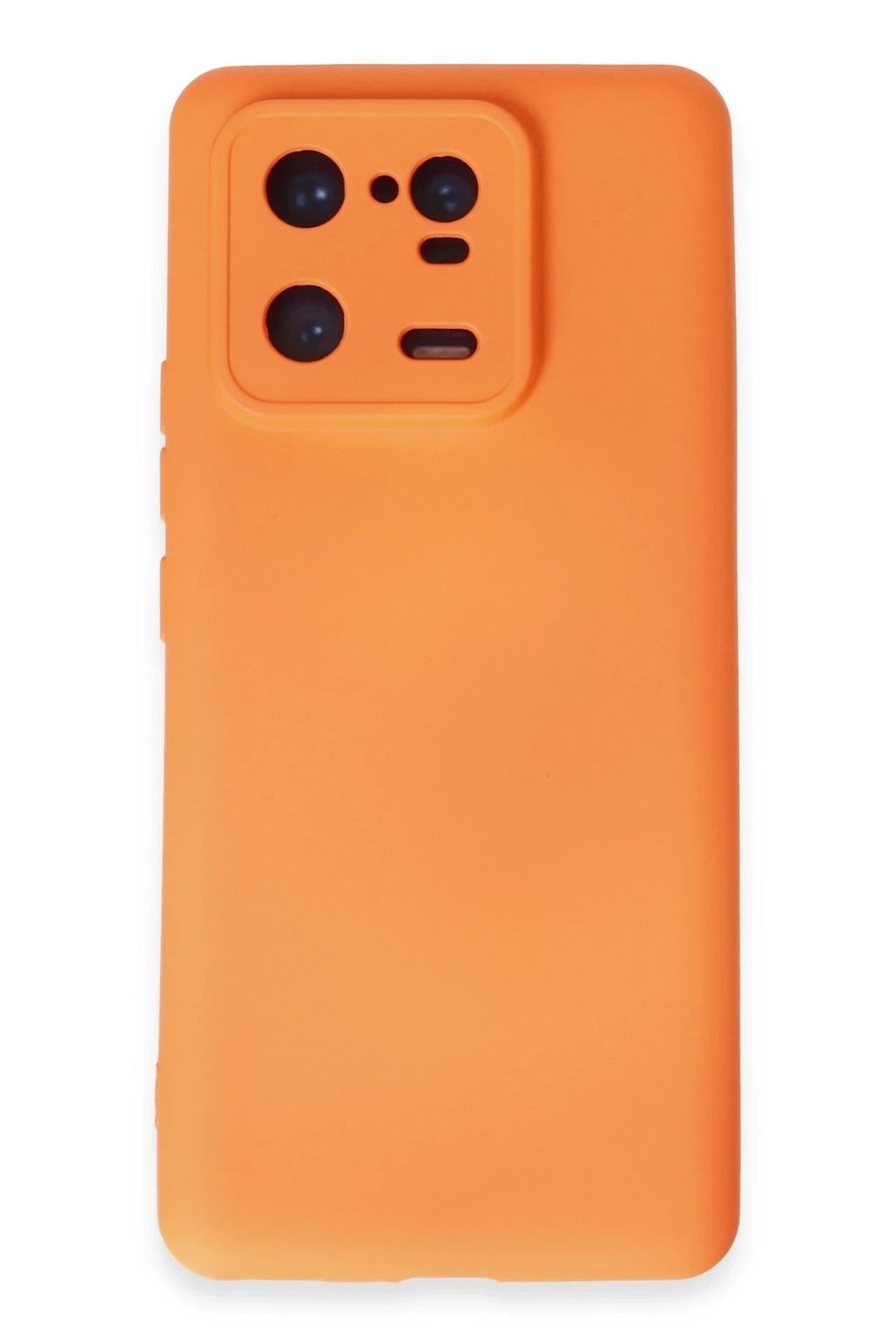Mey İthalat® Mi 13 Pro Kılıf Nano içi Kadife Silikon - Turuncu