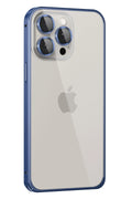 Mey İthalat® iPhone 15 Pro Metal Bumper Mat Kapak - Lacivert