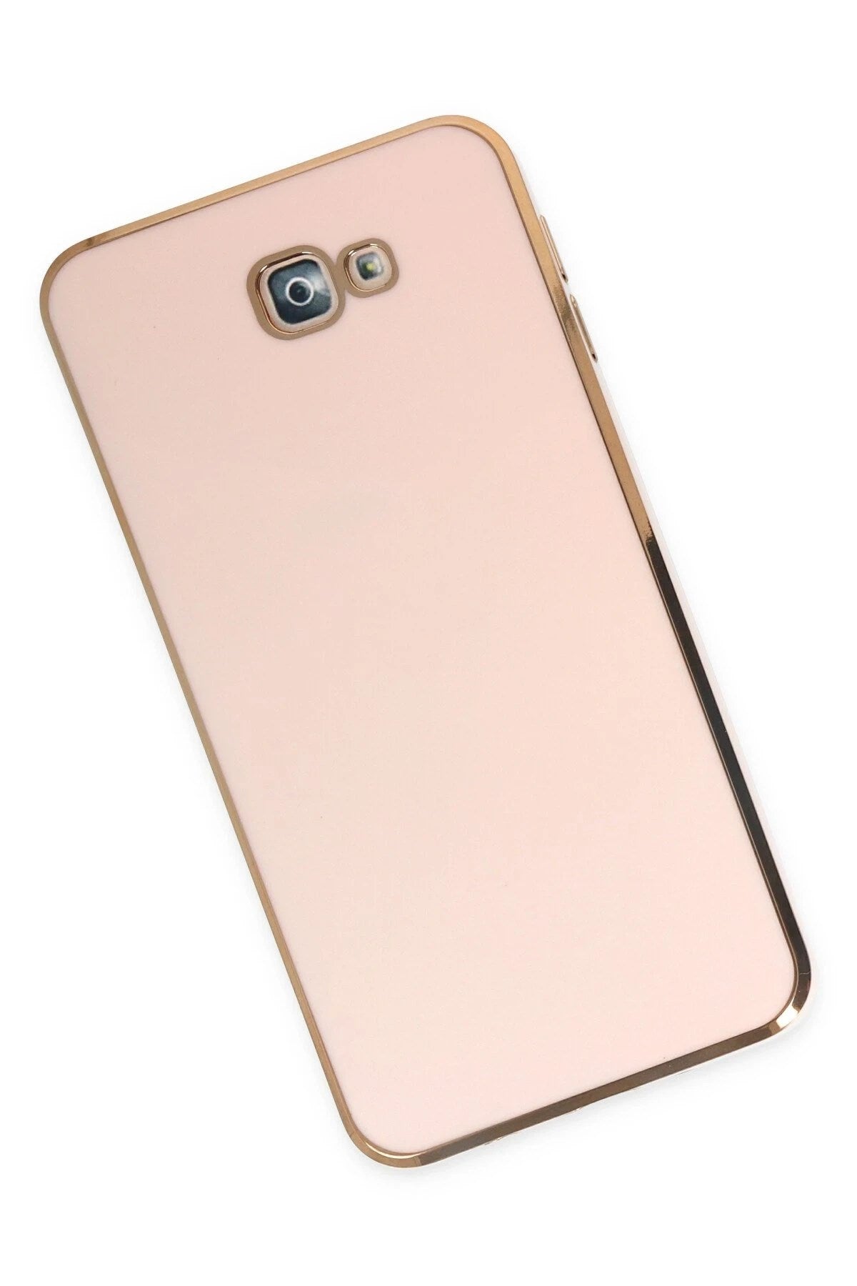 Mey İthalat® Samsung Galaxy J7 Prime Kılıf Volet Silikon - Pembe