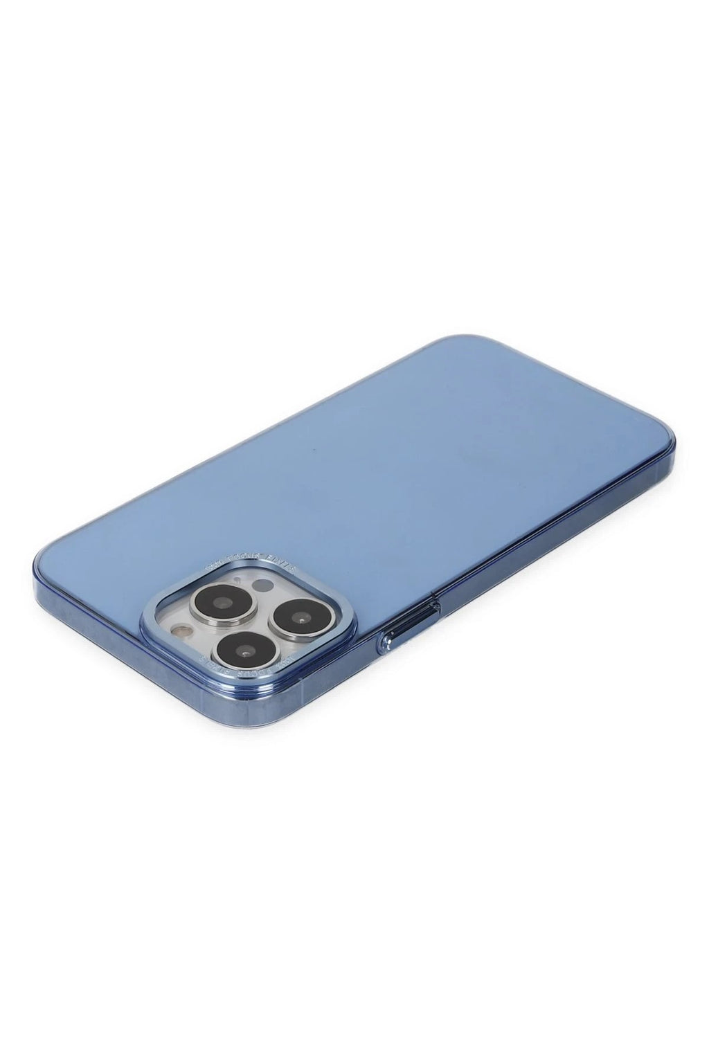 Mey İthalat® iPhone 14 Pro Kılıf Anka PC Sert Metal Kapak - Mavi