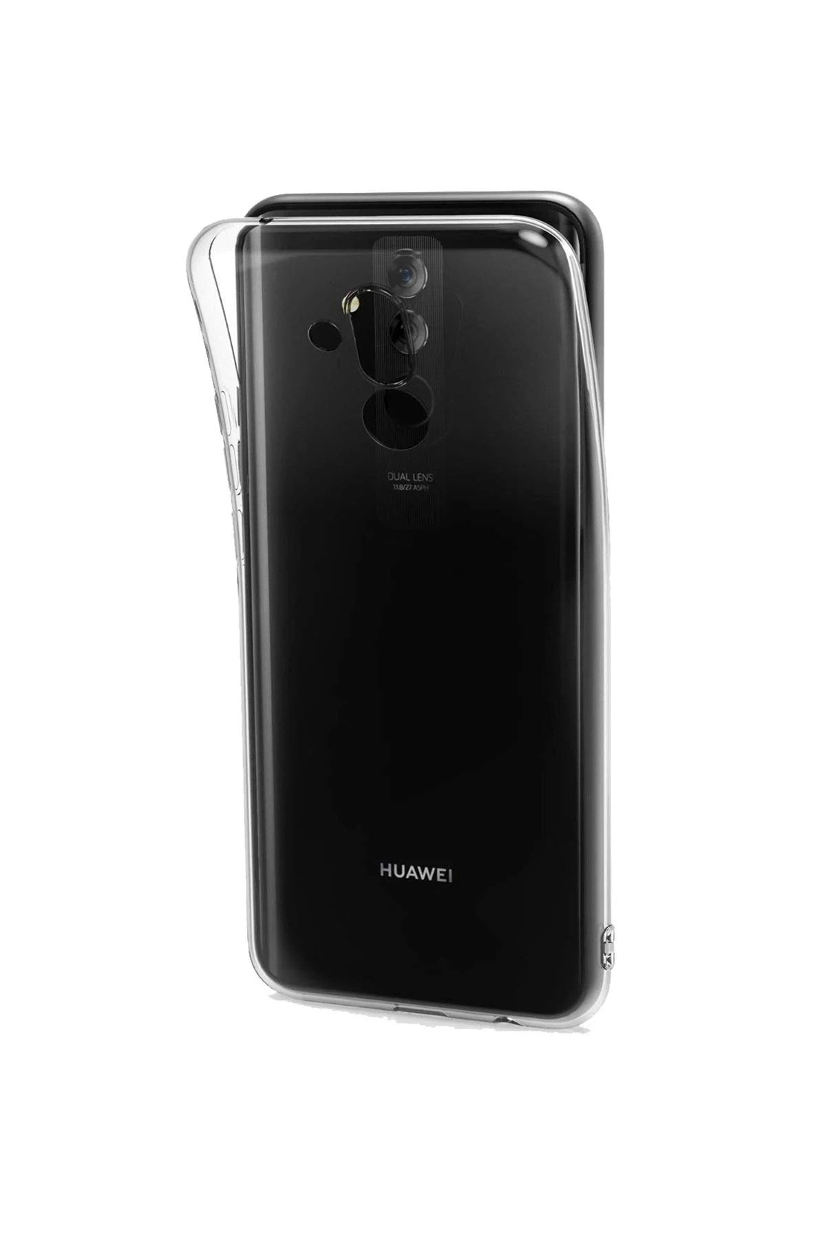 Mey İthalat® Huawei Mate 20 Lite Kılıf Lüx Şeffaf Silikon