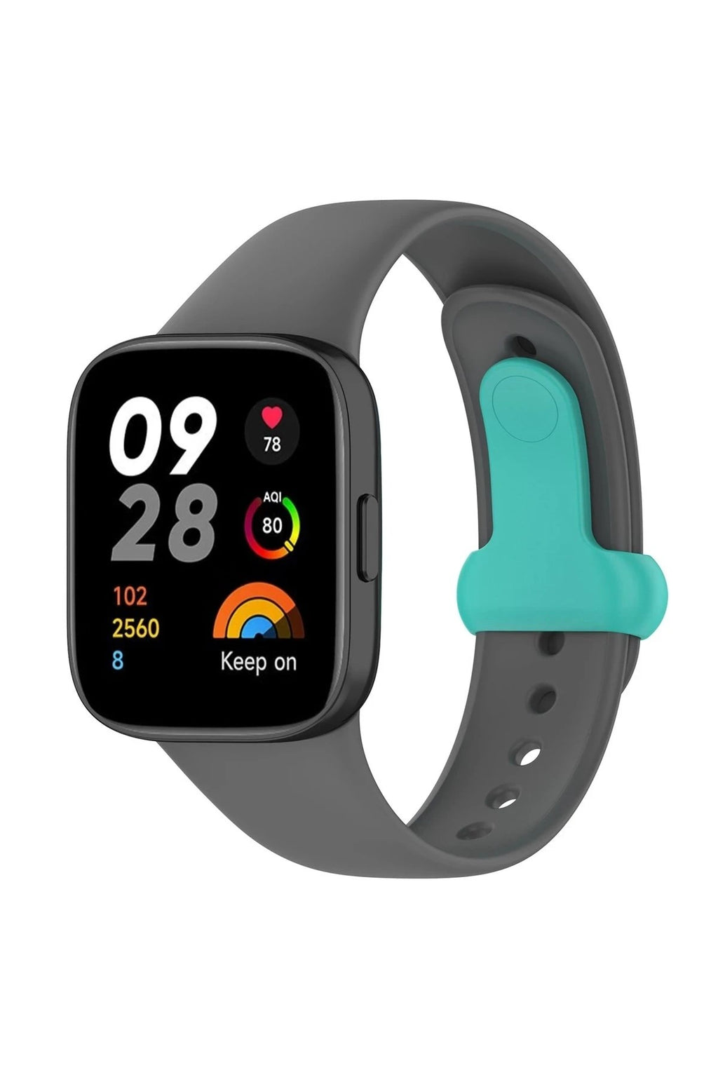 Mey İthalat® Redmi Watch 3 Origin Silikon Kordon - Füme