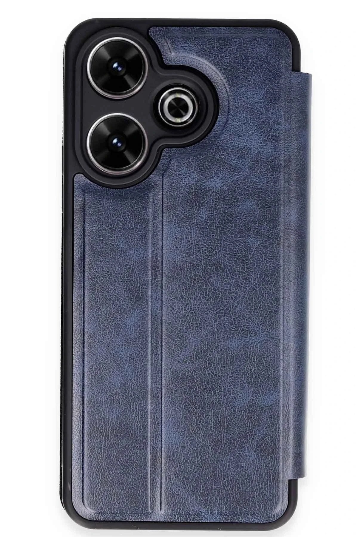 Mey İthalat® Redmi 13 4G Kılıf Flip Cover - Lacivert