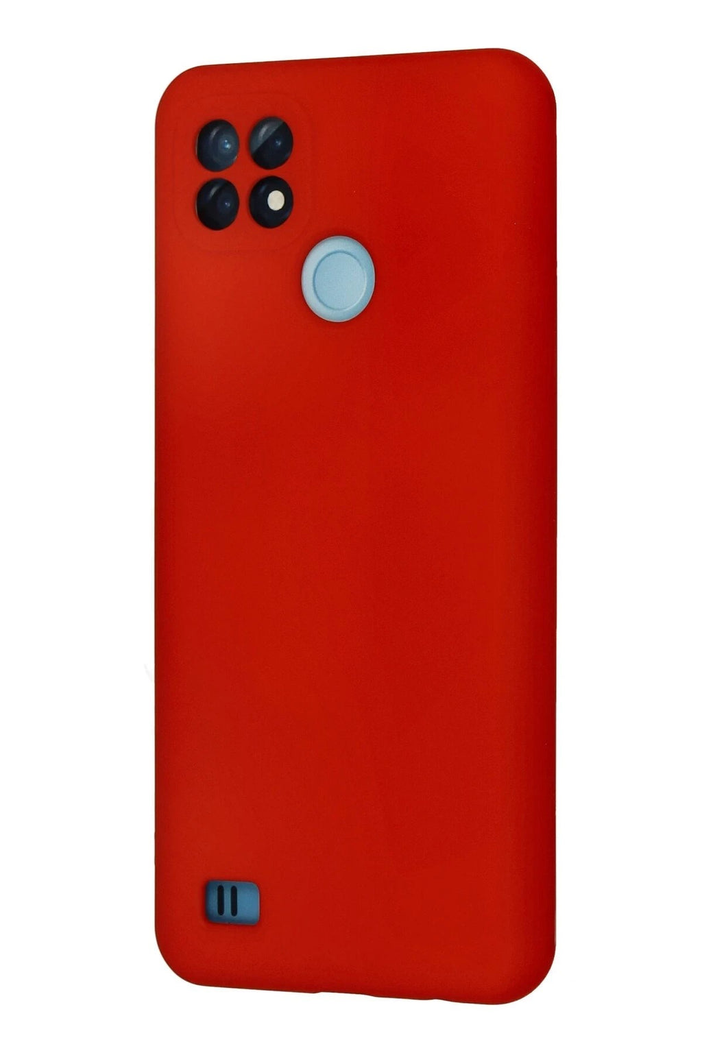 Mey İthalat® Realme C21 Kılıf Nano içi Kadife Silikon - Kırmızı