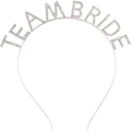 Mey İthalat® Gümüş Kaplama Kristal Taşlı Team Bride Taç 16x17 cm