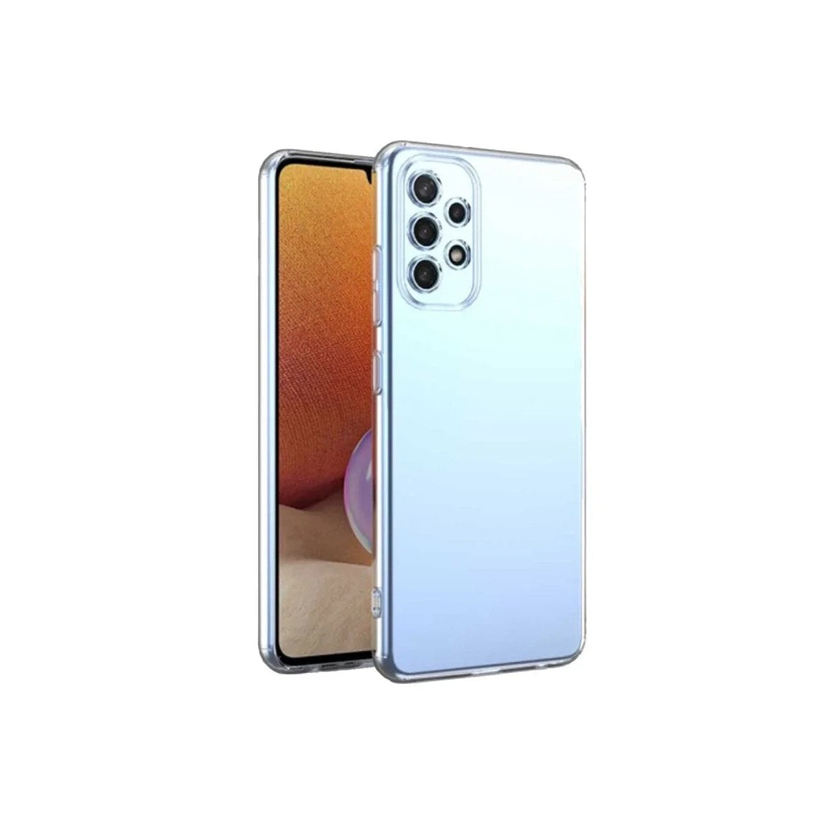 Mey İthalat® Samsung Galaxy A73 5G Kılıf Lüx Şeffaf Silikon