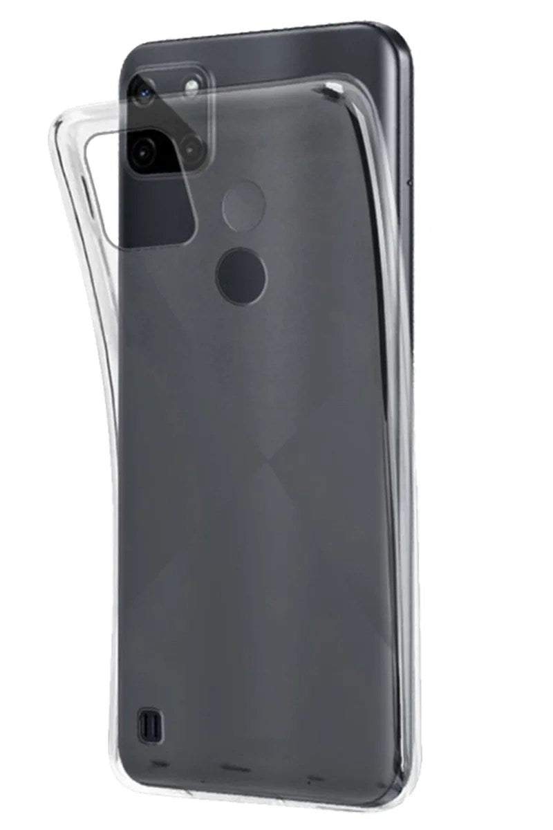 Mey İthalat® Realme C25Y Kılıf Lüx Şeffaf Silikon