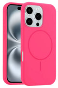 Mey İthalat® iPhone 16 Pro Kılıf Jully Magsafe Kapak - Pembe