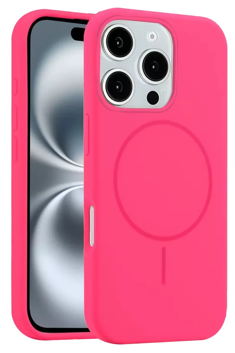 Mey İthalat® iPhone 16 Pro Kılıf Jully Magsafe Kapak - Pembe
