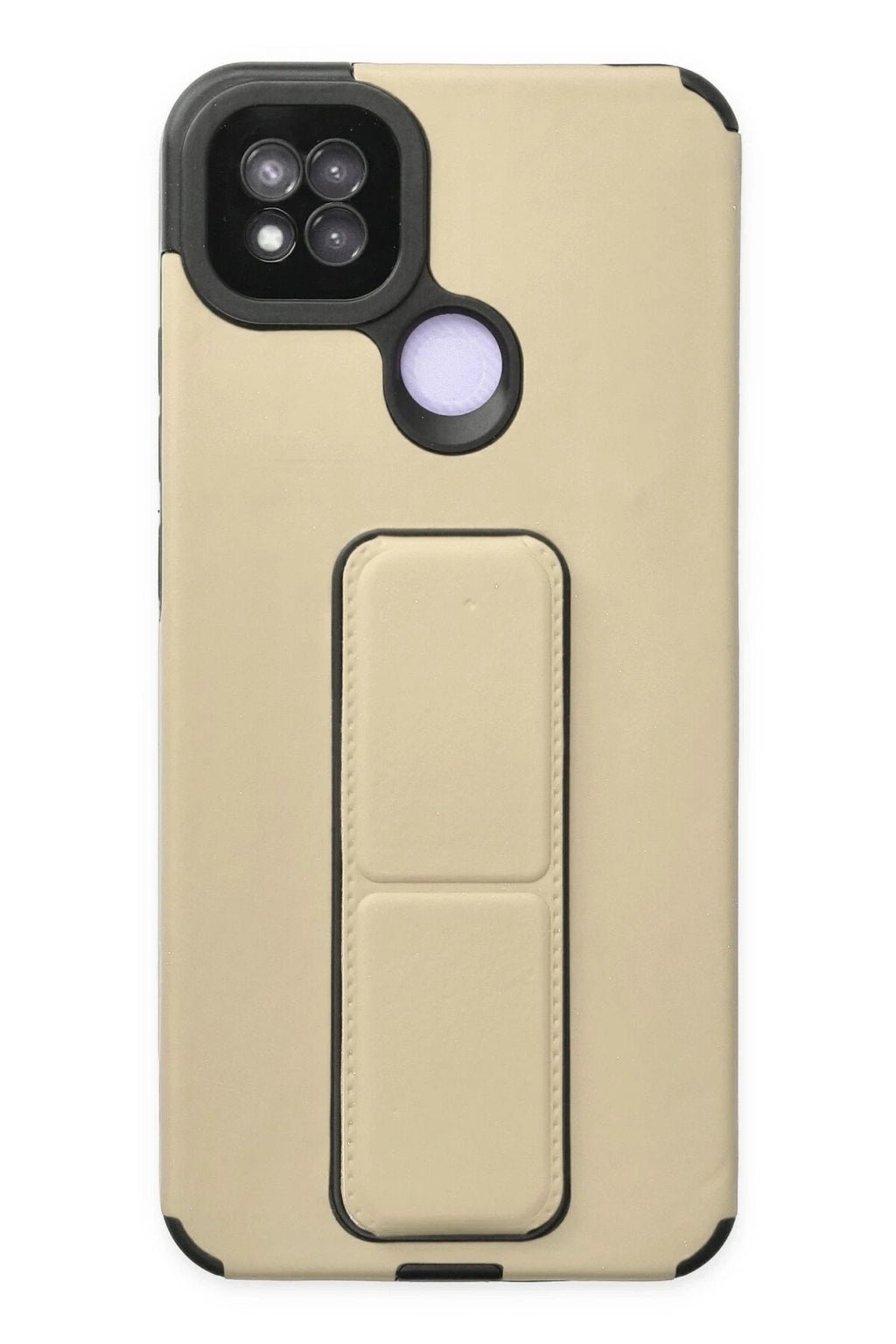 Mey İthalat® Redmi 9C Kılıf Mega Standlı Silikon - Gold