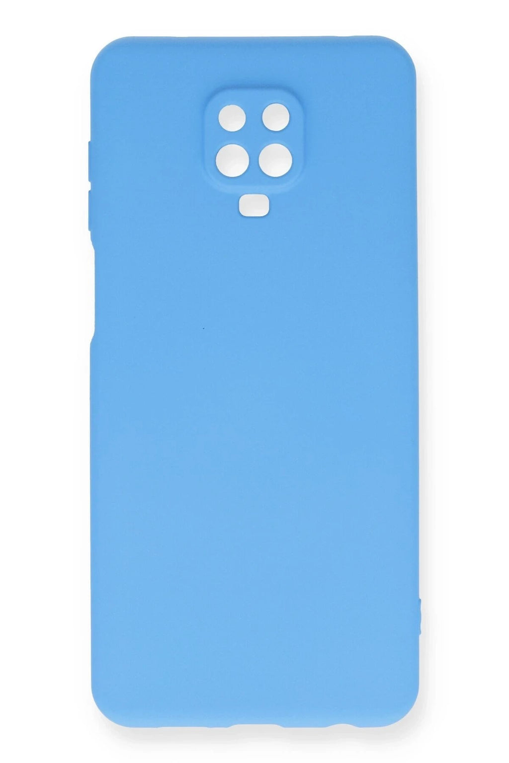 Mey İthalat® Redmi Note 9 Pro Kılıf Nano içi Kadife Silikon - Mavi