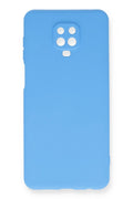 Mey İthalat® Redmi Note 9 Pro Kılıf Nano içi Kadife Silikon - Mavi