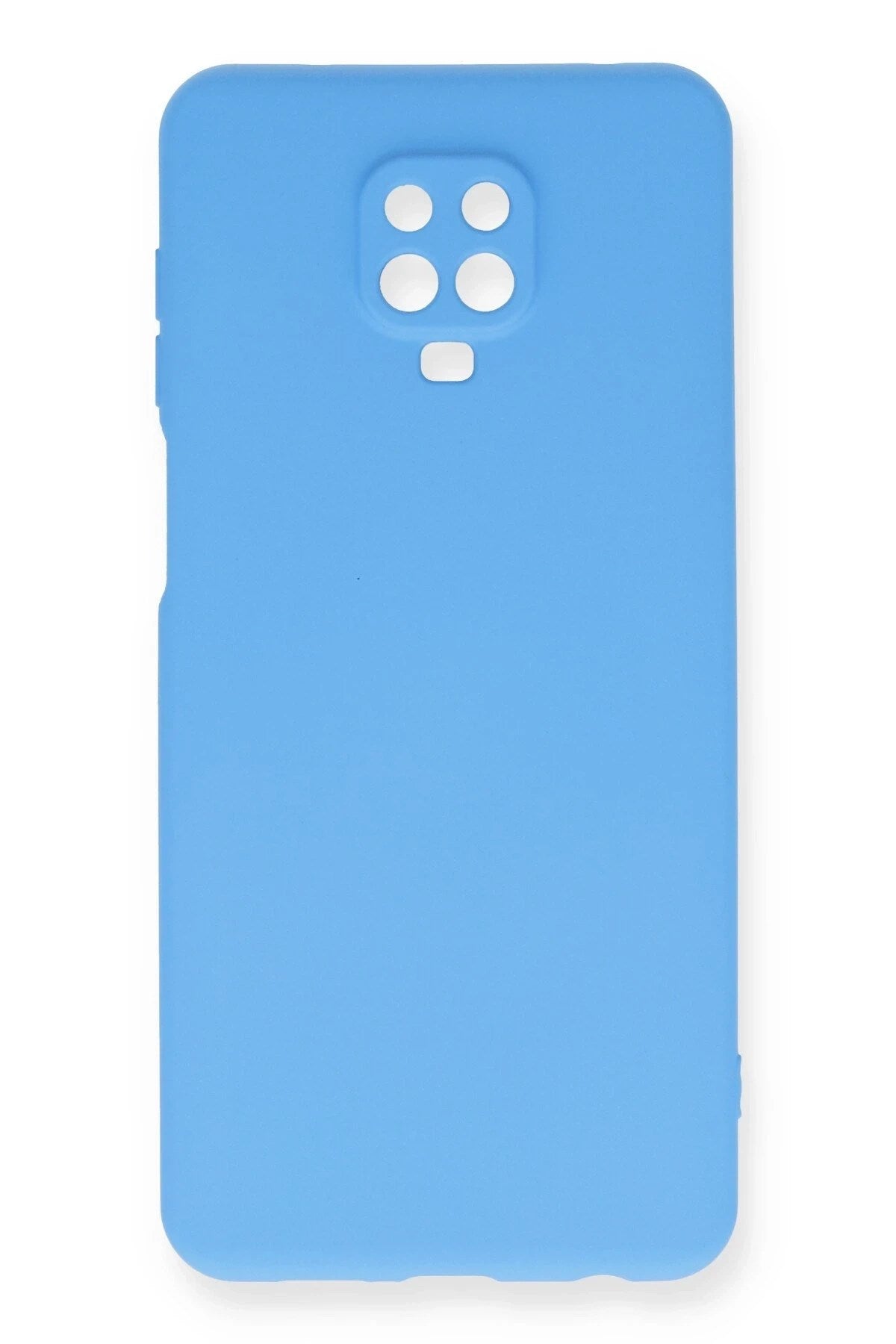 Mey İthalat® Redmi Note 9 Pro Kılıf Nano içi Kadife Silikon - Mavi