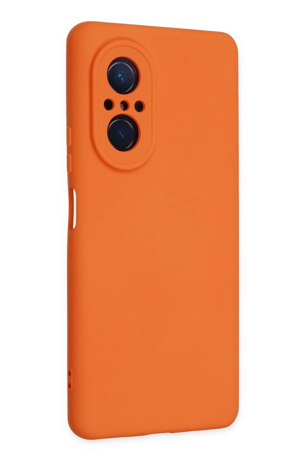 Mey İthalat® Huawei Nova 9 SE Kılıf Nano içi Kadife Silikon - Turuncu