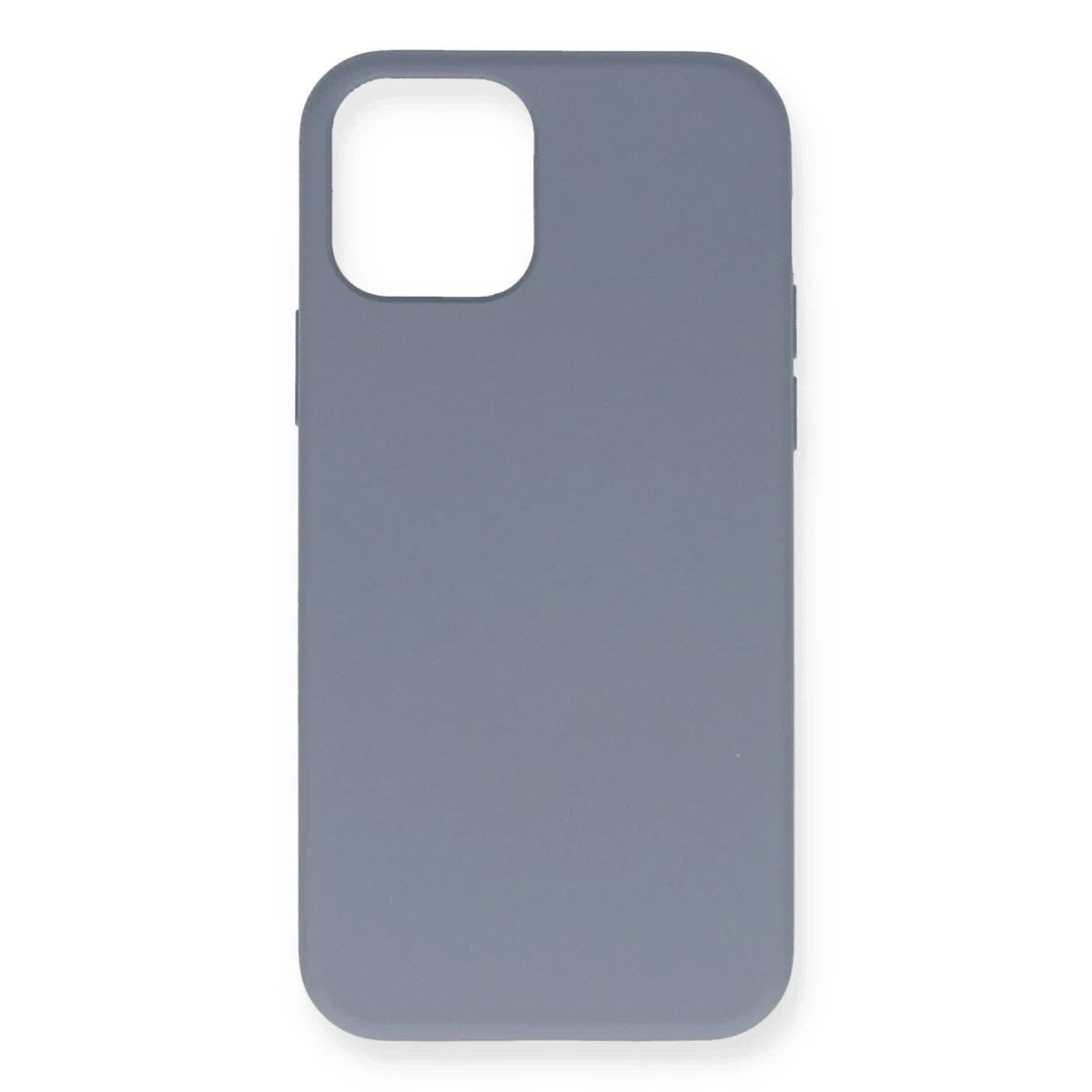 Mey İthalat® iPhone 12 Pro Max Kılıf Nano içi Kadife Silikon - Gri