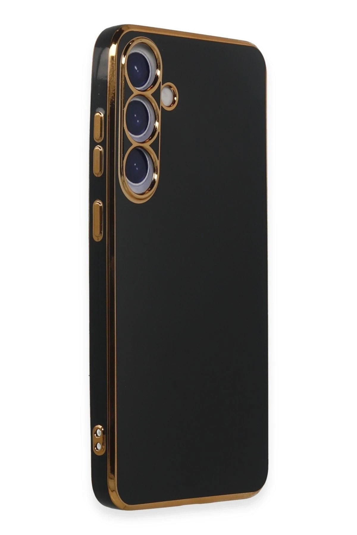 Mey İthalat® Samsung Galaxy S24 Plus Kılıf Volet Silikon - Siyah