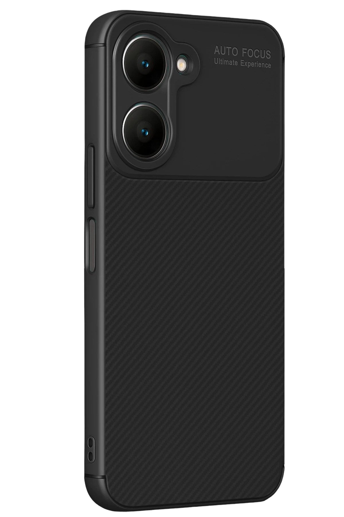 Mey İthalat® Vivo Y18 Kılıf Auto Focus Karbon Kapak - Siyah