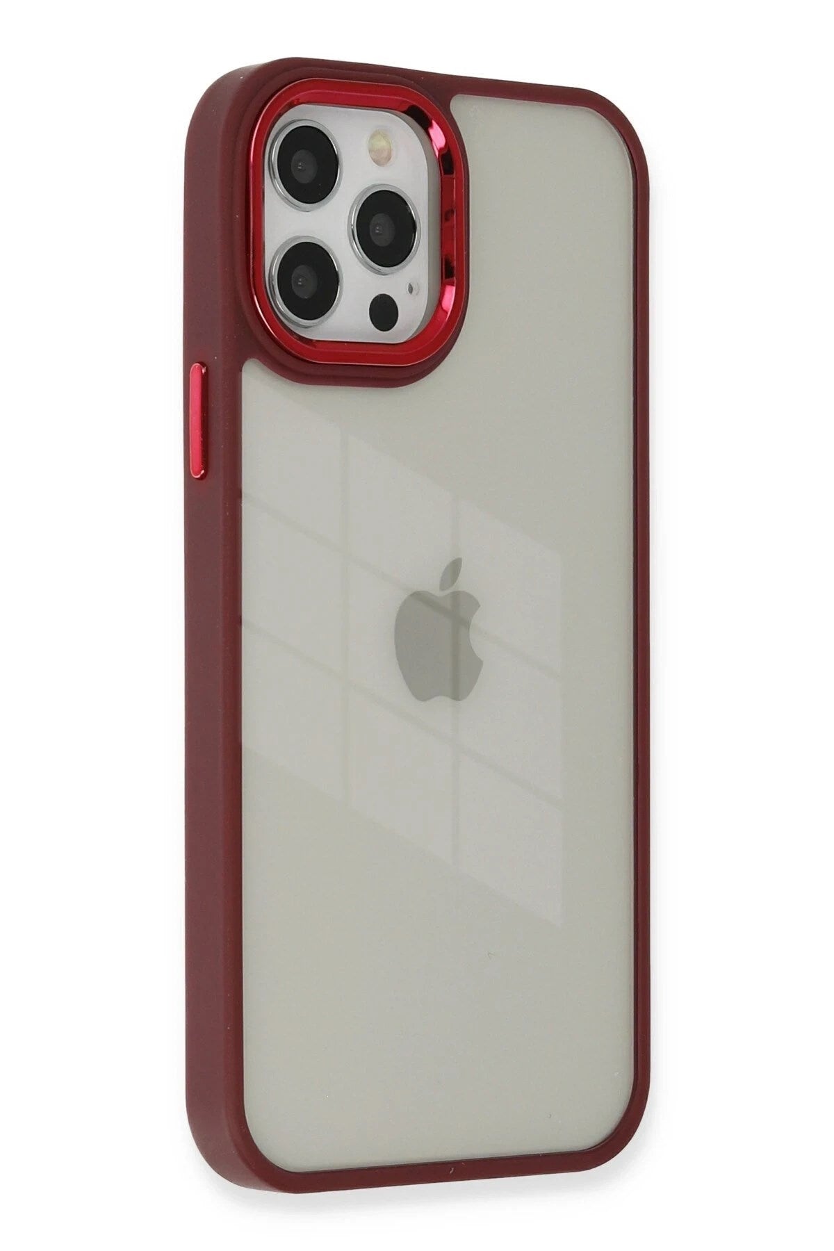 Mey İthalat® iPhone 12 Pro Max Kılıf Dora Kapak - Kırmızı